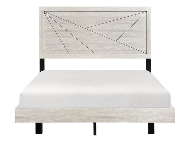 Aspen Dusty Gray Oak California King Bed - Ornate Home