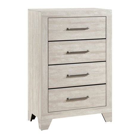 Aspen Dusty Gray Oak Chest - Ornate Home