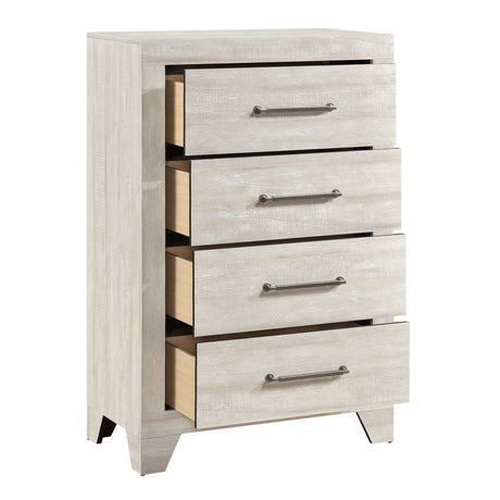 Aspen Dusty Gray Oak Chest - Ornate Home
