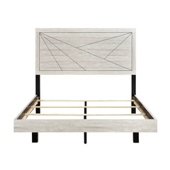 Aspen Dusty Gray Oak Eastern King Bed - Ornate Home