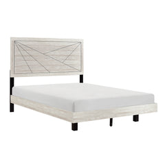 Aspen Dusty Gray Oak Eastern King Bed - Ornate Home