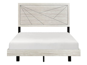 Aspen Dusty Gray Oak Full Bed - Ornate Home