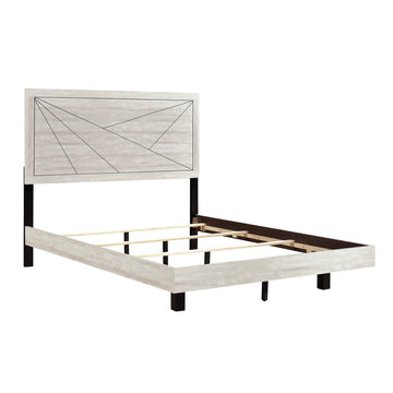 Aspen Dusty Gray Oak Queen Bed - Ornate Home
