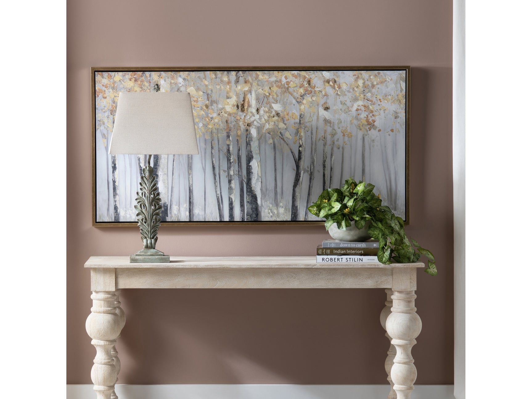 Aspen Yellow/Gray Canvas