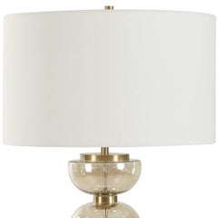 Assemble Brass/Brown Half-Sphere Table Lamp - Ornate Home
