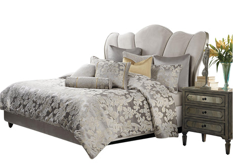 Assisi Platinum Comforter Set - Ornate Home