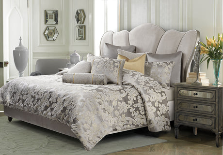 Assisi Platinum Comforter Set - Ornate Home