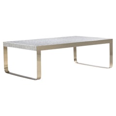 Aster Capiz/Brass Cocktail Table - Ornate Home