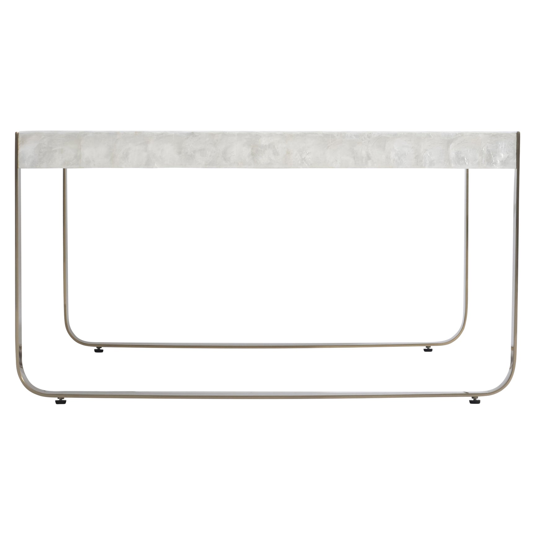 Aster Capiz/Brass Cocktail Table - Ornate Home