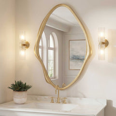 Aster Gold Abstract Mirror - Ornate Home