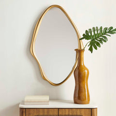 Aster Gold Abstract Mirror - Ornate Home