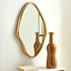 Aster Gold Abstract Mirror - Ornate Home