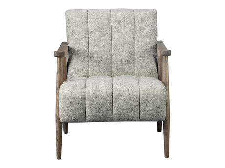 Aster Pebbled Beige Accent Chair - Ornate Home