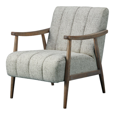 Aster Pebbled Beige Accent Chair - Ornate Home
