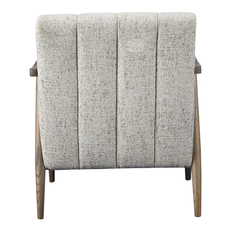 Aster Pebbled Beige Accent Chair - Ornate Home
