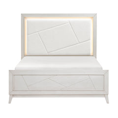 Asteria Antique White California King Bed - Ornate Home