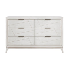 Asteria Antique White/Ivory 4-Piece Queen Bedroom Set - Ornate Home