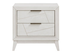 Asteria Antique White Nightstand - Ornate Home