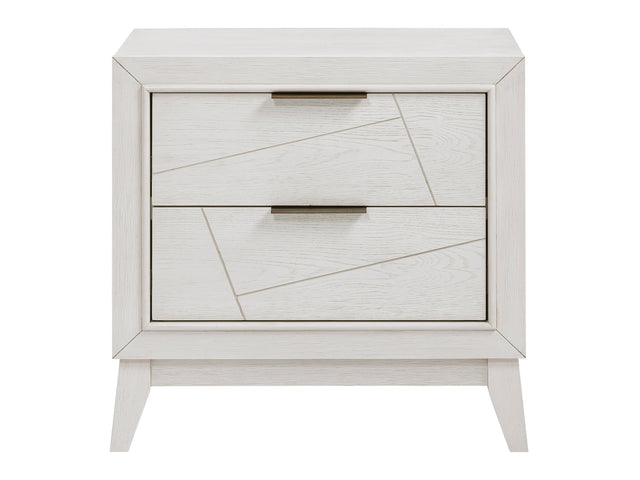 Asteria Antique White Nightstand - Ornate Home