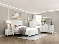 Asteria Antique White Nightstand - Ornate Home