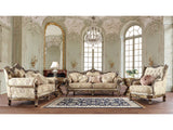 Asteria Bronze 3pc Living Room Set  / HD-506 - Ornate Home