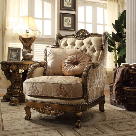 Asteria Bronze 3pc Living Room Set  / HD-506 - Ornate Home