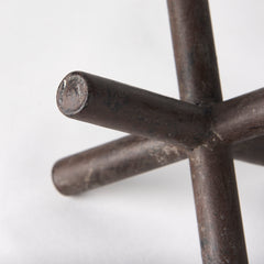 Astericks Brown Small Metal Decor Object - Ornate Home