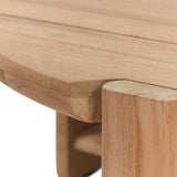 Aston Natural 48" Outdoor Round Coffee Table - Ornate Home