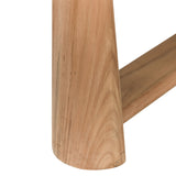 Aston Natural 48" Outdoor Round Coffee Table - Ornate Home