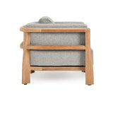 Aston Natural/Gray Outdoor Accent Chair - Ornate Home