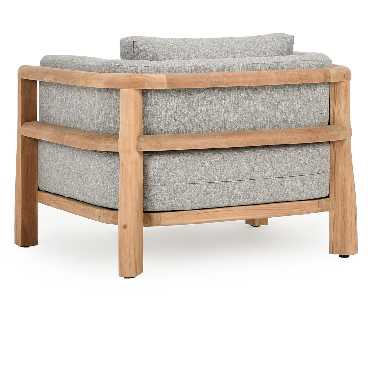 Aston Natural/Gray Outdoor Accent Chair - Ornate Home