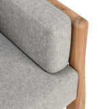 Aston Natural/Gray Outdoor Accent Chair - Ornate Home