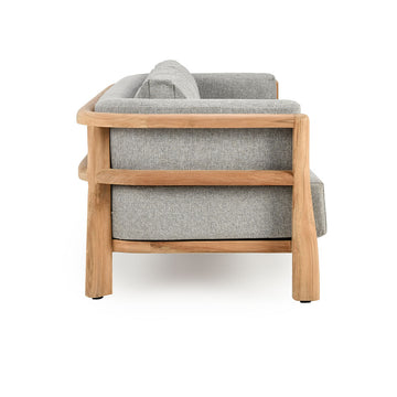 Aston Natural/Gray Outdoor Sofa - Ornate Home
