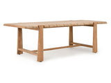 Aston Natural Outdoor Dining Table - Ornate Home