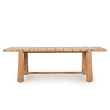 Aston Natural Outdoor Dining Table - Ornate Home