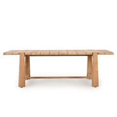 Aston Natural Outdoor Dining Table - Ornate Home