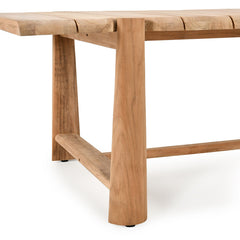 Aston Natural Outdoor Dining Table - Ornate Home