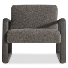Aston Porcini Cerused/Beige/Tan Fabric Chair - Ornate Home