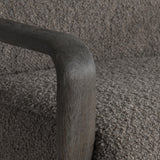 Aston Porcini Cerused/Beige/Tan Fabric Chair - Ornate Home