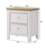 Aston White Platform Storage Bedroom Set - Ornate Home