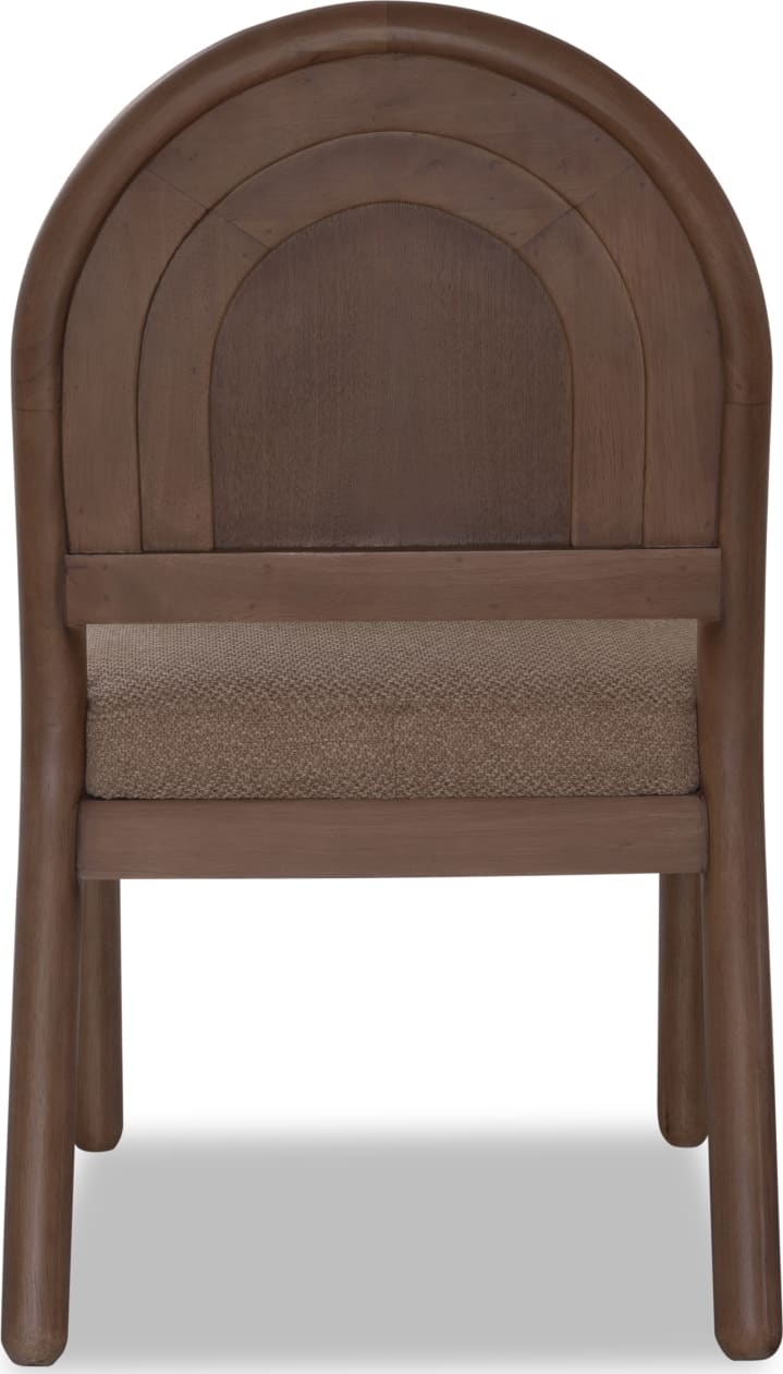 Astor Wheat Bread/Claystone Arc Back Chair - Ornate Home