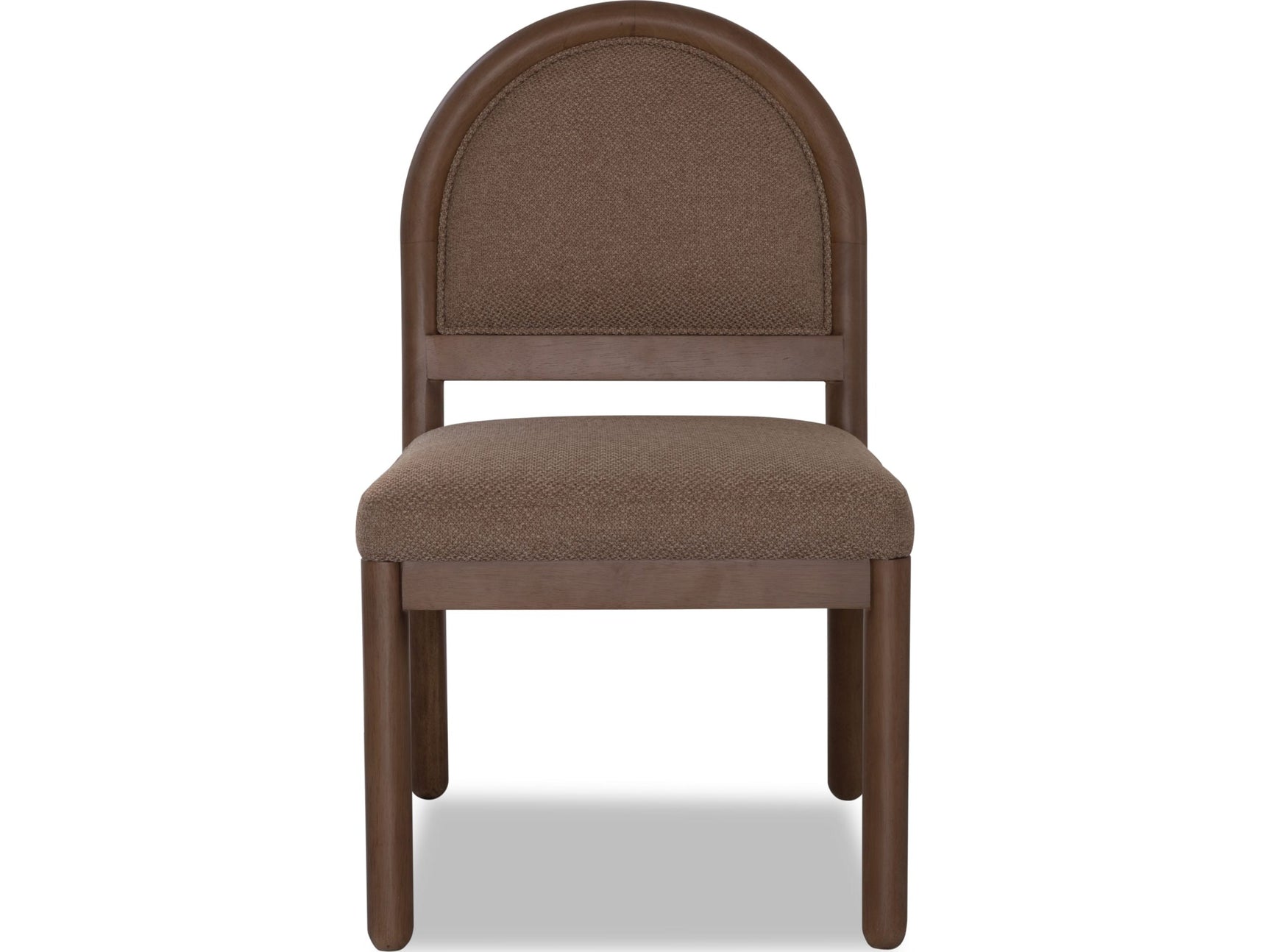 Astor Wheat Bread/Claystone Arc Back Chair (Set of 2) - Ornate Home