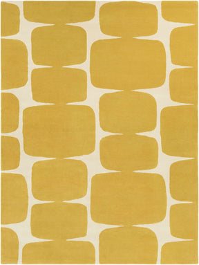 Astor Yellow Modern Wool Rug - Clearance - Ornate Home