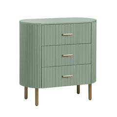 Astoria Green Three-Drawer Chest - Ornate Home