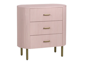 Astoria Pink Three-Drawer Chest - Ornate Home