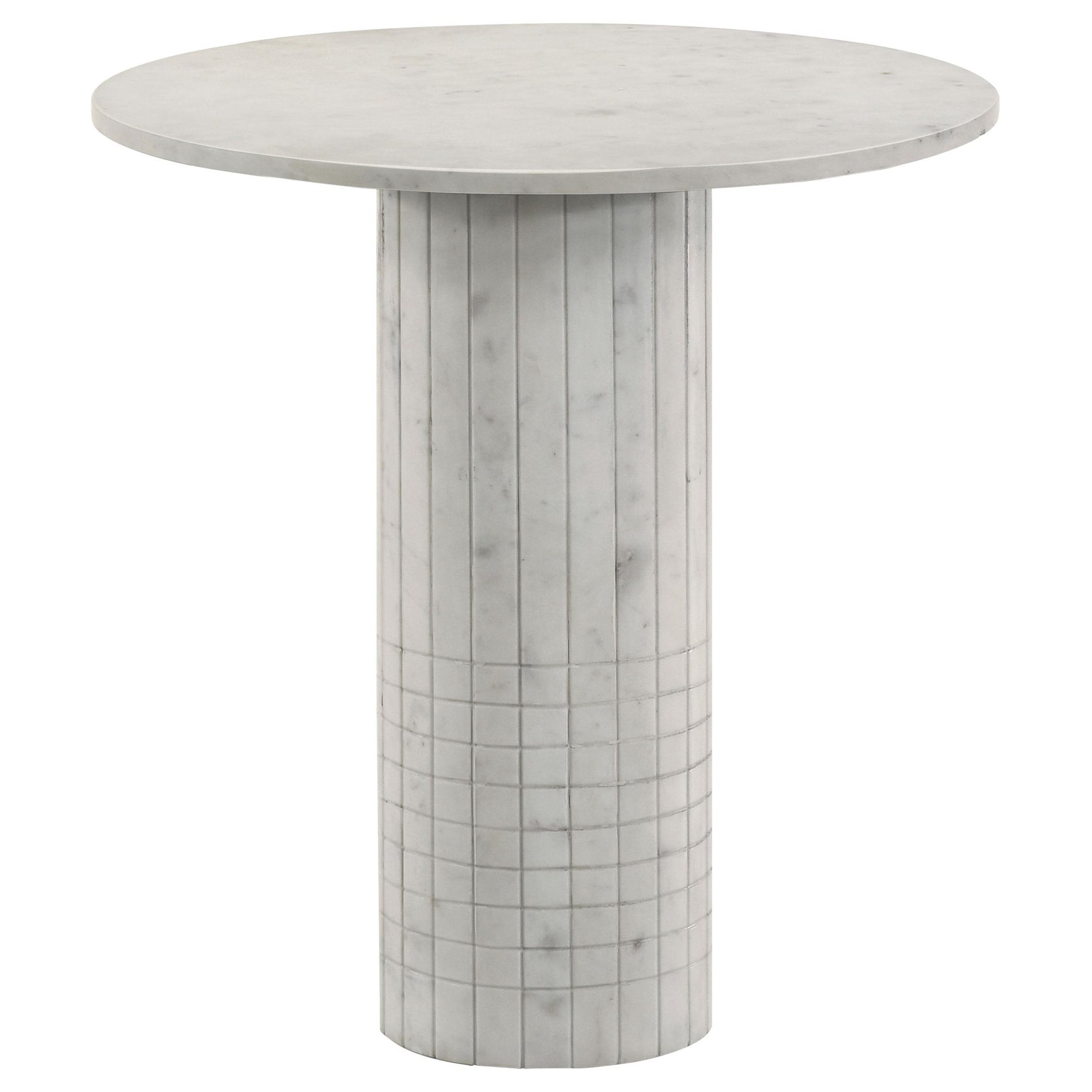 Astoria White 3-piece Marble Coffee and End Table Set - Ornate Home