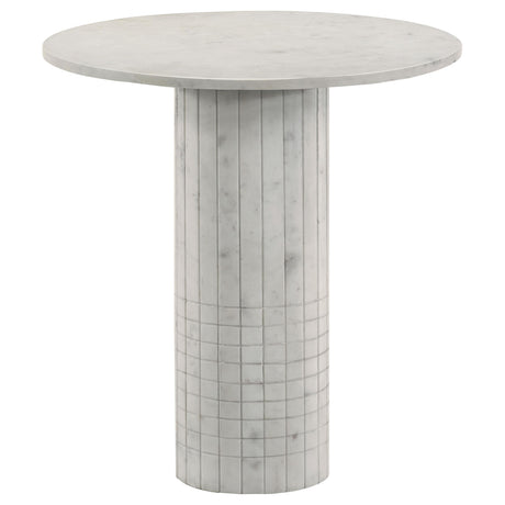 Astoria White 3-piece Marble Coffee and End Table Set - Ornate Home