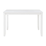 Astoria White 5-Piece Pack Dinette Set - Ornate Home