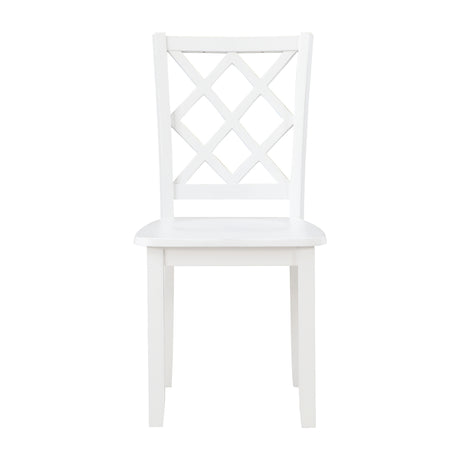 Astoria White 5-Piece Pack Dinette Set - Ornate Home