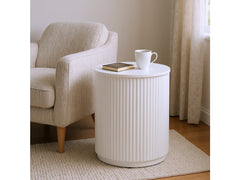 Astoria White Accent Table - Ornate Home